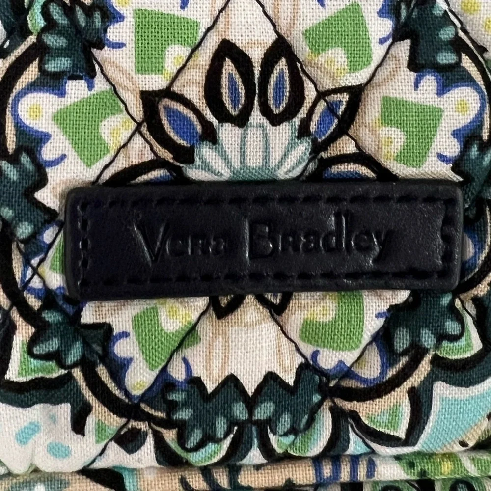 Vers Bradley Sketched Medallion Pattern Hipster Bag Color Blue, Green,White &Tan